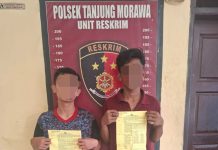 Polsek Tanjung Morawa Berhasil Amankan Dua Pelaku Pencurian Sepeda Motor
