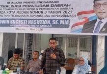 Anggota DPRD Kota Medan Edwin Sugesti Nasution, S.E, MM Sosialisasikan Pentingnya Kelengkapan Adminduk