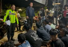 Kapolres Binjai Bersama Timsus Anti Begal Melaksanakan Patroli KRYD di Wilayah Hukum Polres Binjai