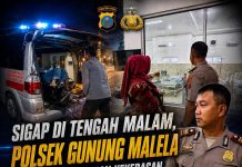 Sigap Di Tengah Malam, Polsek Gunung Malela Selamatkan Korban Kekerasan Dan Ringkus Pelaku Dalam 12 Jam