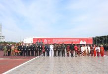 Kapolda Sumut Hadiri Upacara HUT ke-81 RI di Lapangan Astaka