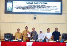 Ketua DPRD Medan Drs Wong Chun Sen Tarigan MPd.B Pimpin Paripurna, Ranperda Pajak dan Retribusi Masuk Pembahasan Pansus