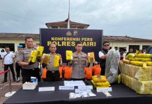Perangi Narkoba, Polres Dairi Ungkap 33 Kasus dan Sita 70 Kg Ganja